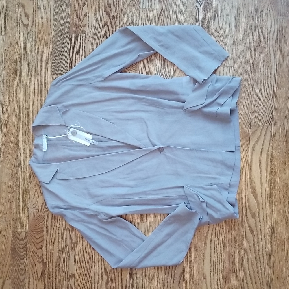 (2) NWT Mariona Gen Viscose Blend Lightweight Thin Slightly Sheer Blazer